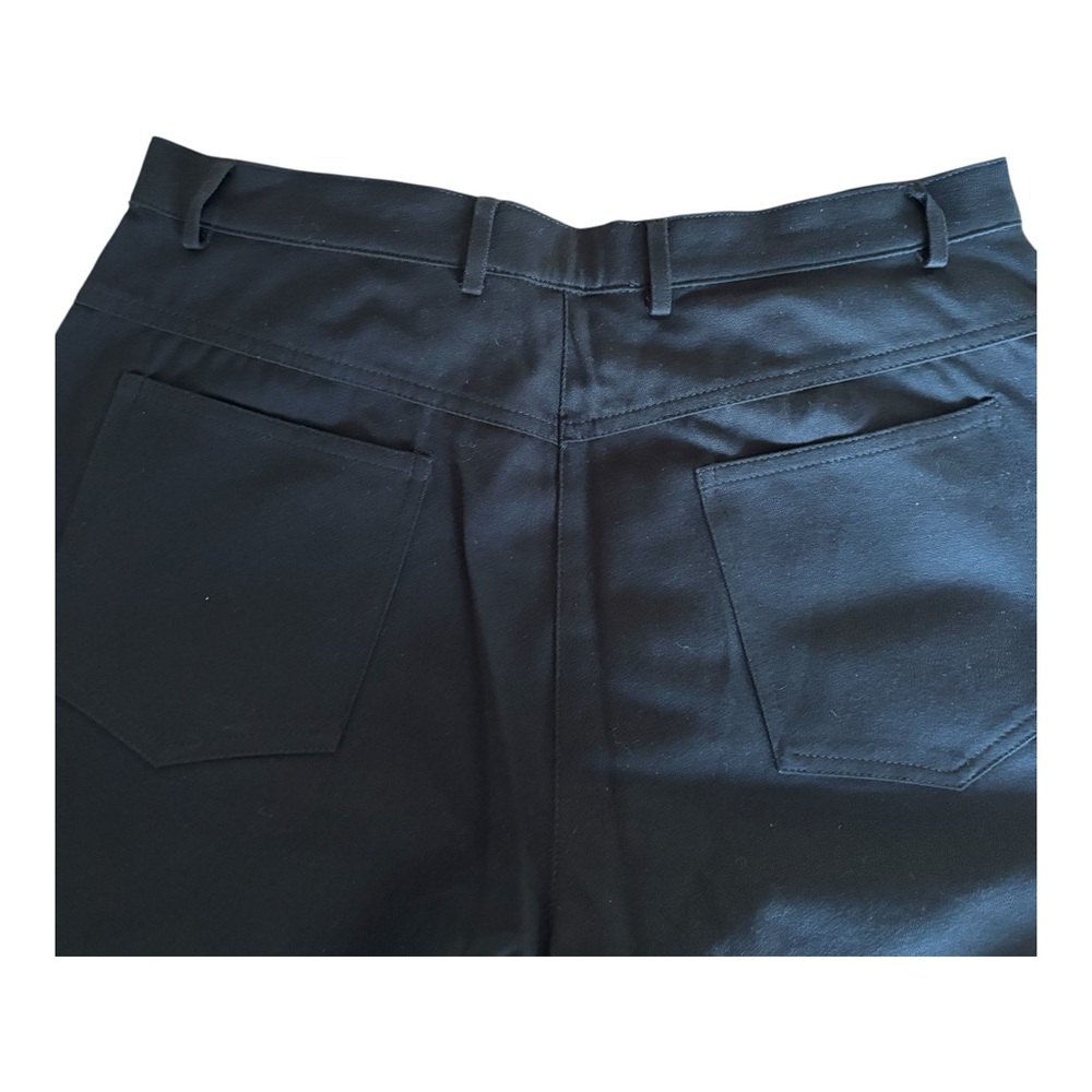 NWT St. John Sport Essentials Black Cropped Pants Sz 14 - Picture 3 of 9